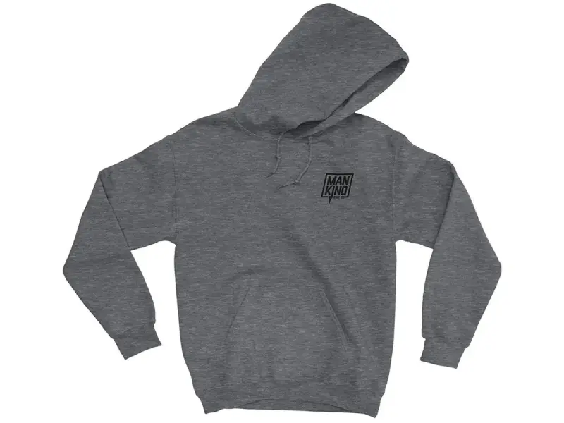 Mankind Bike Co. "Company" Hooded Pullover - Heather Grey