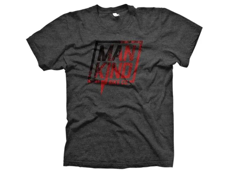 Mankind Bike Co. "Flash" T-Shirt - Grey/Red