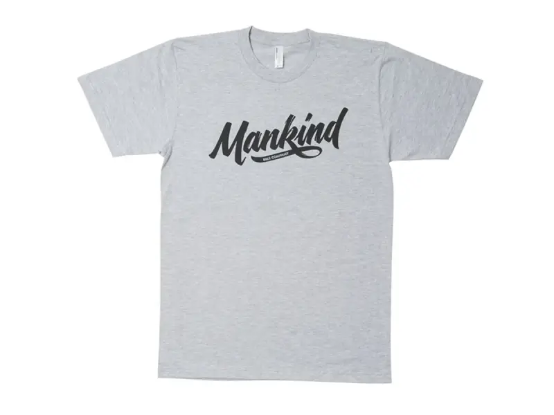 Mankind Bike Co. "Groove" T-Shirt - Heather Grey