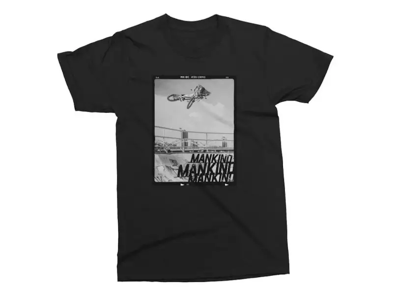 Mankind Bike Co. "Photo" T-Shirt - Black