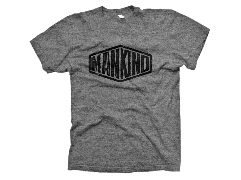 Mankind Bike Co. "Sign" T-Shirt - Dark Heather Grey