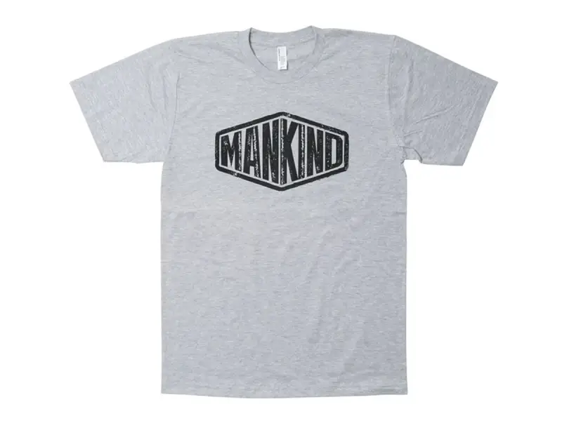 Mankind Bike Co. "Sign" T-Shirt - Heather Grey