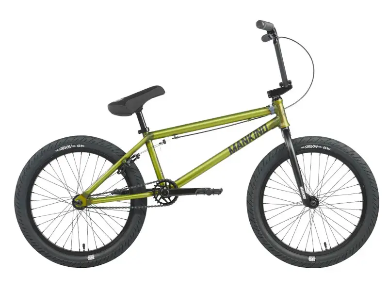 Mankind Bike Co. "Sureshot XL 20" 2021 BMX Rad - Semi Matte Trans Green