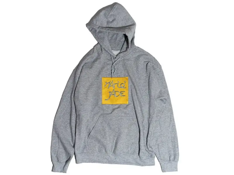 MarieJade "Patch" Hooded Pullover - Grey