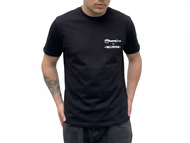 Mellowpark X kunstform "Collabo" T-Shirt - Black