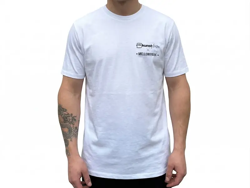 Mellowpark X kunstform "Collabo" T-Shirt - White