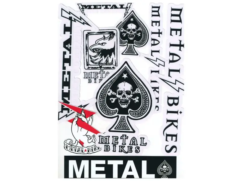 Metal Bikes Stickerset