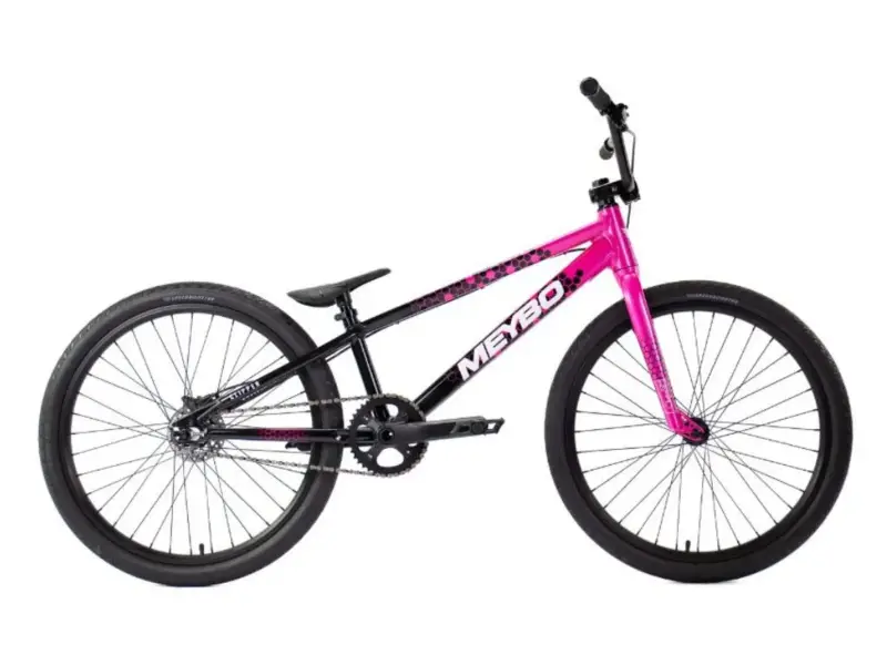 Meybo "Clipper Cruiser Pro 22" 2026 BMX Race Cruiser Rad - 24 Zoll - Black/Pink/White