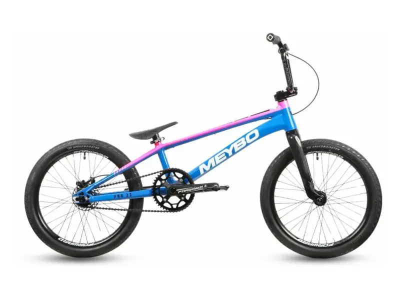 Meybo "Holeshot Custom Pro 22.5" BMX Race Rad - Blue/Pink/Black