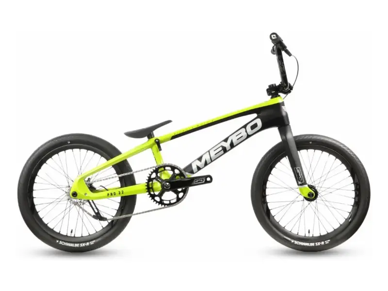 Meybo "HSX Carbon Custom Pro 22" BMX Race Rad - Black/Green
