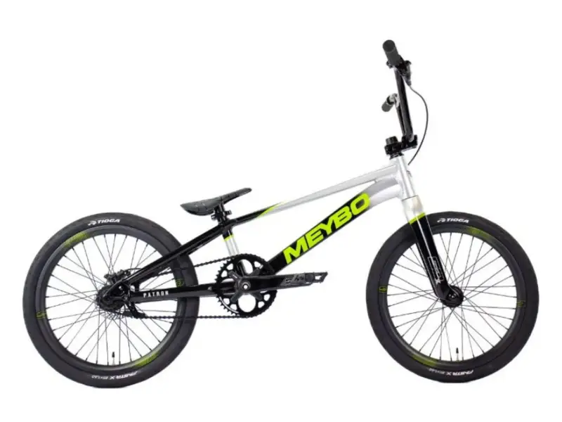 Meybo "Patron Pro 21.5" 2026 BMX Race Rad - Black/Grey/Lime
