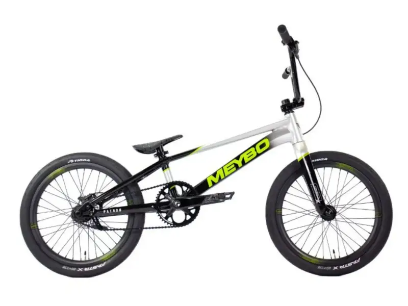 Meybo "Patron Pro 22" 2026 BMX Race Rad - Black/Grey/Lime