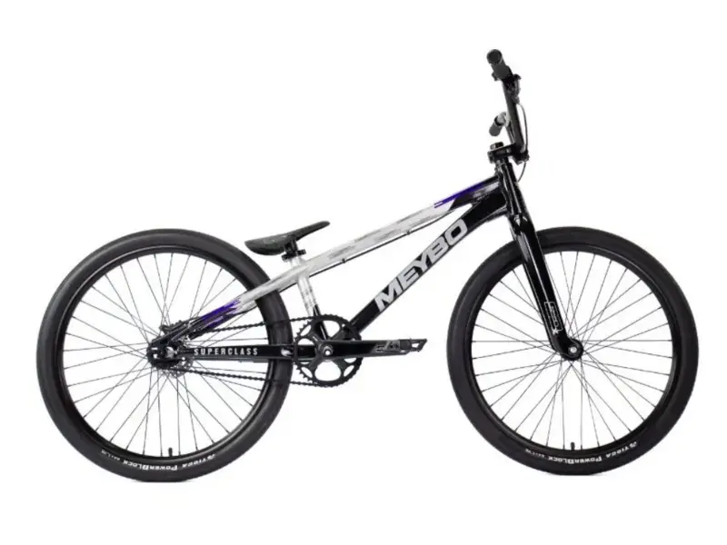 Meybo "Superclass Cruiser Pro 22" 2026 BMX Race Cruiser Rad - 24 Zoll - Black/Grey/Purple