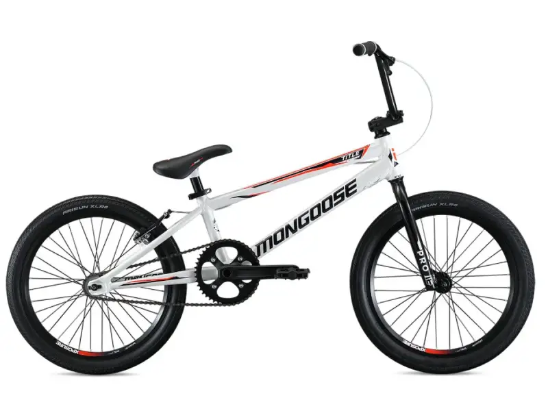 Mongoose "Title Elite Pro" 2019 BMX Race Rad - White