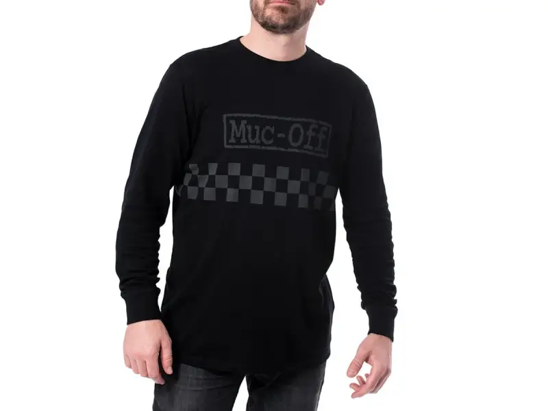 Muc-Off "Moto Long Sleeve Mesh" Trikot - Black