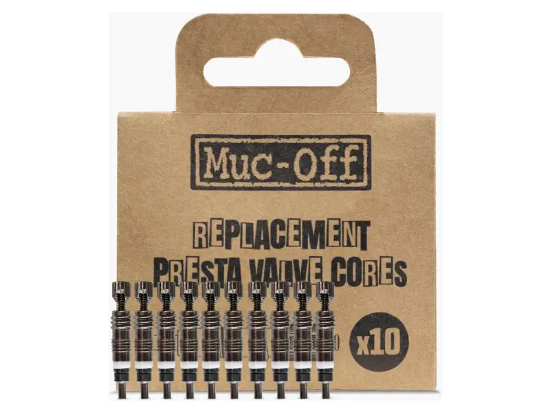 Muc-Off Replacement Presta Valve Cores - 10 Pack