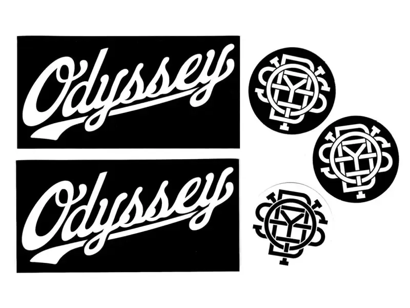 Odyssey BMX "Black/White" Stickerset