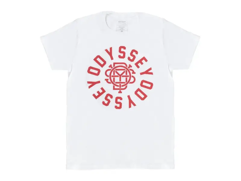 Odyssey BMX "Central" T-Shirt - White/Red