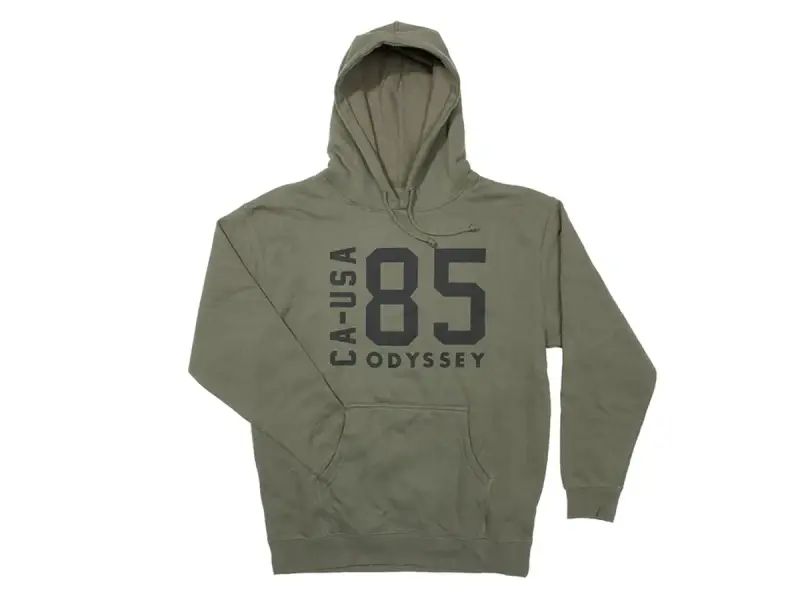 Odyssey BMX "Import" Hooded Pullover - Olive/Black