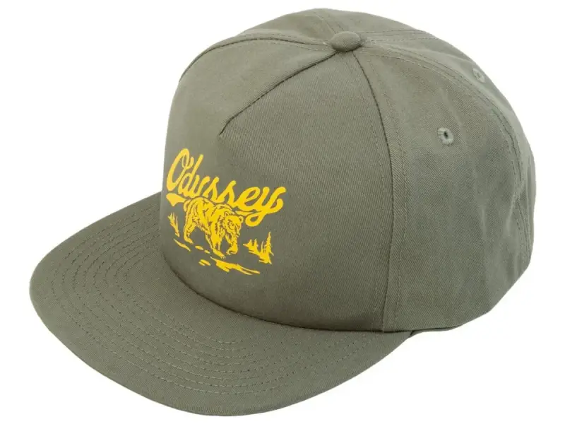 Odyssey BMX "Roam Soft Structured" Cap - Green/Mustard