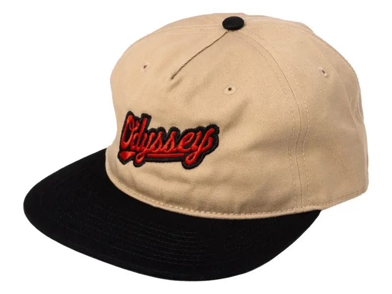 Odyssey BMX "Slugger 5-Panel Snapback" Kappe - Black/Khaki