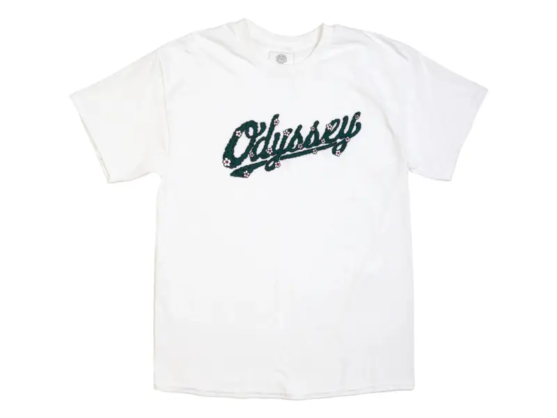 Odyssey BMX "Slugger Shrub" T-Shirt - White/Green