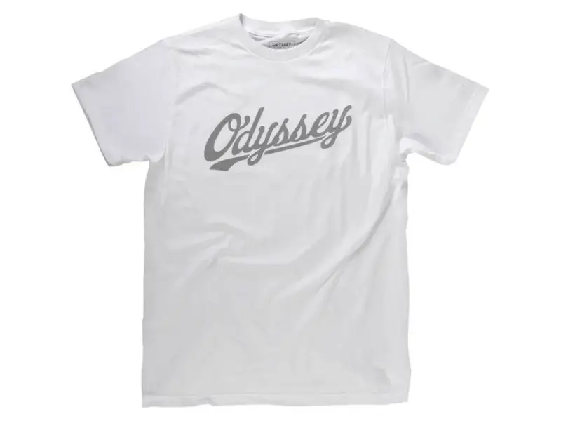 Odyssey BMX "Slugger" T-Shirt - White/Grey