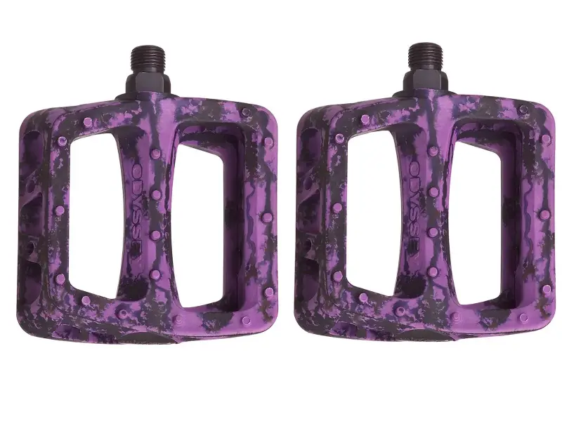 Odyssey BMX "Twisted PC" Pedals - Black Tie Dye Limited