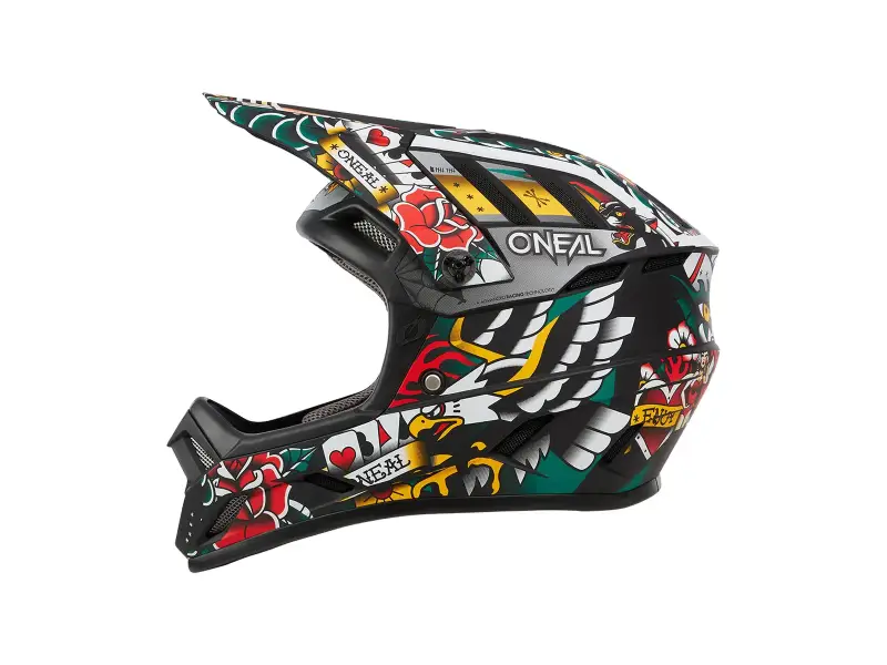 O'Neal "Backflip Inked" Fullface Helmet - Multi