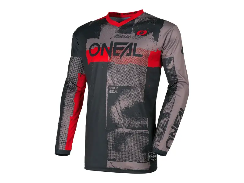 O'Neal "Element Roller" Jersey - Gray/Red