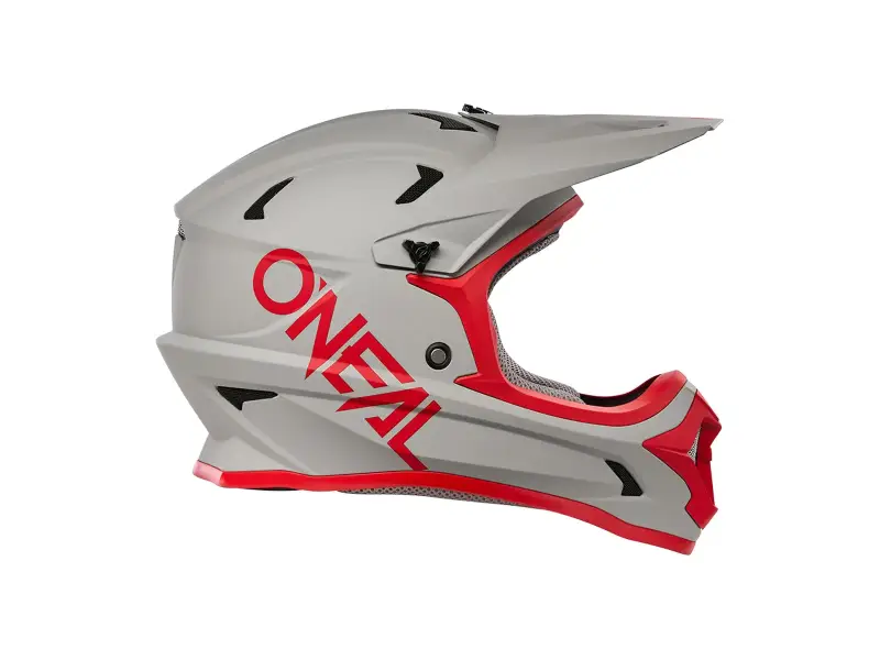 O'Neal "Sonus Solid" Fullface Helm - Gray/Red