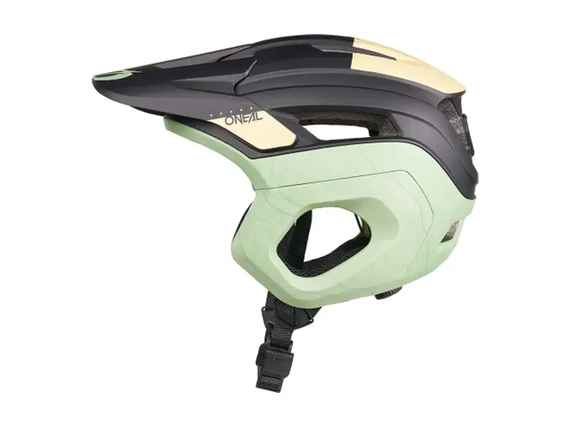 O'Neal "Trapper Evo Topo" MTB Helm - Black/Sand/Mint