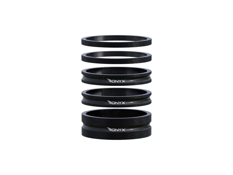 Onyx BMX Race Headset Spacer Set - 1 1/8 Inch - 5 Pieces