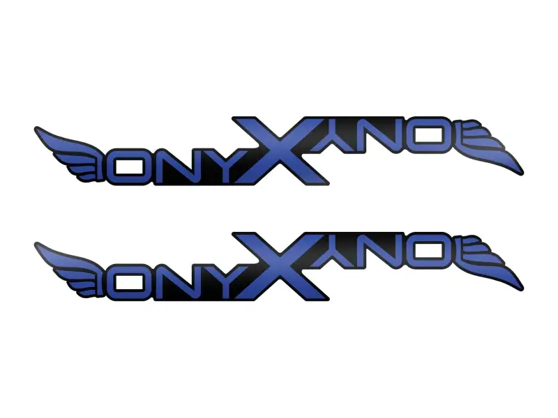Onyx "Carbon Pro Rim Asymmetrical 406" Sticker Set