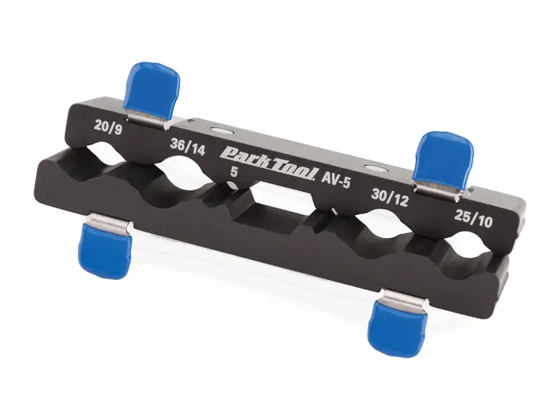 Park Tool "AV-5" Schraubstock Einsätze für Achsen