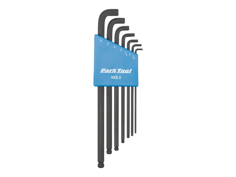 Park Tool "HXS-3" Stubby Hex Wrench Set - 1.5 to 6 mm