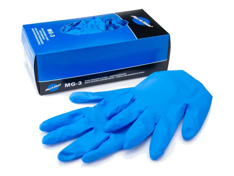 Park Tool "MG-3" Nitrile Mechanic's Gloves - 100 Pieces