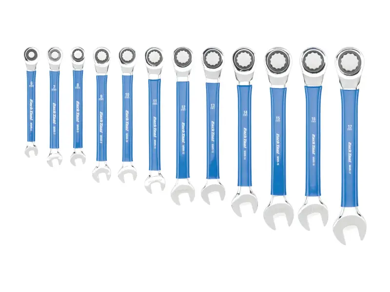 Park Tool "MWR-SET" Ratcheting Metric Wrench Set - 6 to 17 mm