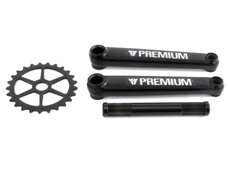 Premium "1948 Spline Drive" BMX Kurbel + 28T Kettenblatt