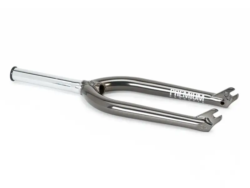 Premium "Chad Kerley" BMX Fork - Black-Chrome