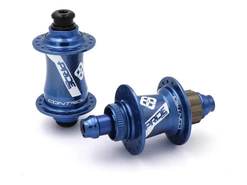 Pride Racing "Control Pro" BMX Race Vorderradnaben - Blue, 36H, 20mm/10mm Achse