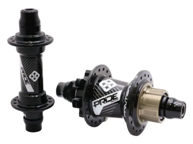 Pride Racing "Control V2 Exp 10mm" BMX Race Vorderradnaben - Black, 10mm Achse, 28H