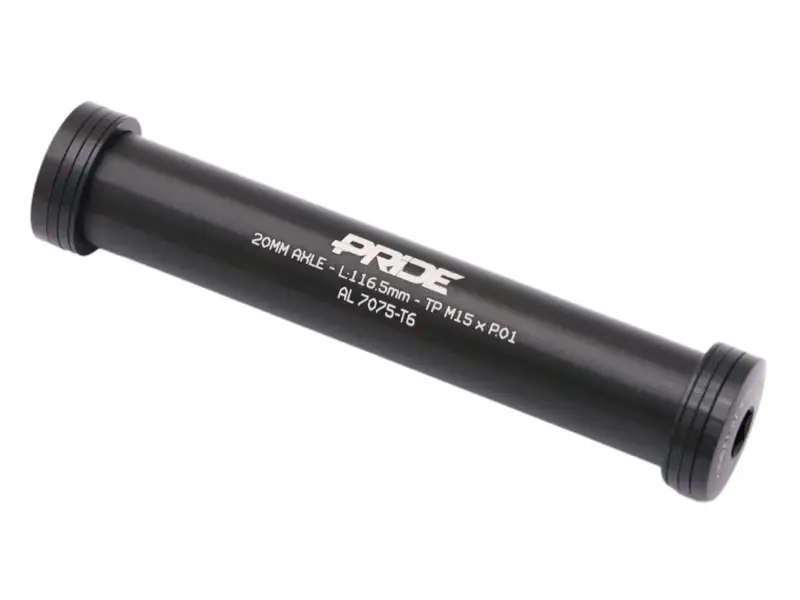 Pride Racing "20mm Axle 116.5mm + 6 Spacers" BMX Race Naben Ersatzteile - 20mm, 116.5mm, Aluminium …
