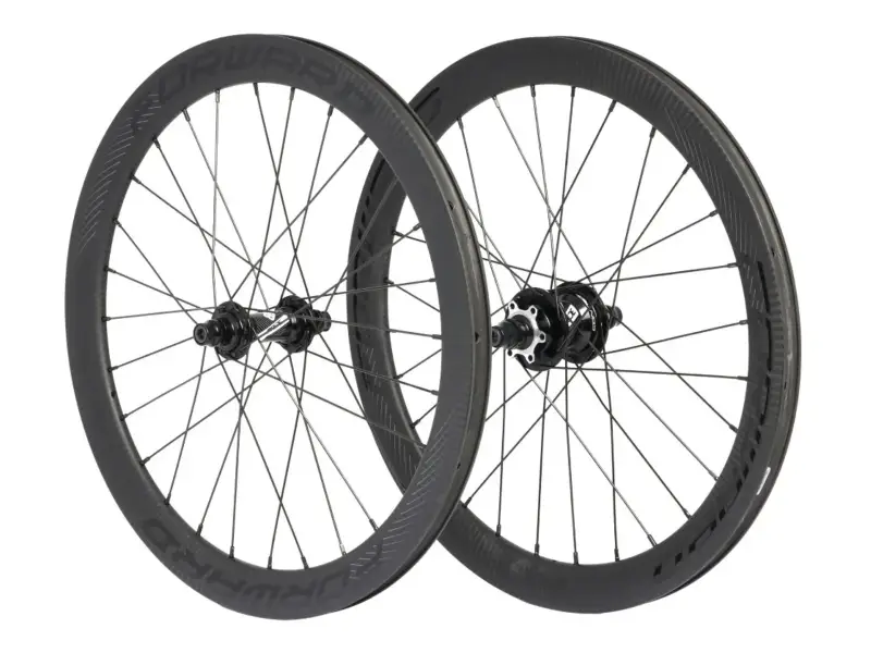 Pride Racing "Forward Joyride Carbon / Control V2" BMX Race Wheelset - 20 Inch (451), Carbon, Disc