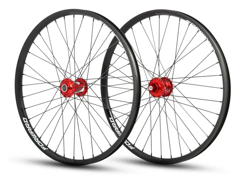 Pride Racing "Forward Joyride X Control" Laufradsatz - 24 Zoll (507) - Achsen 20/10mm - Black/Red