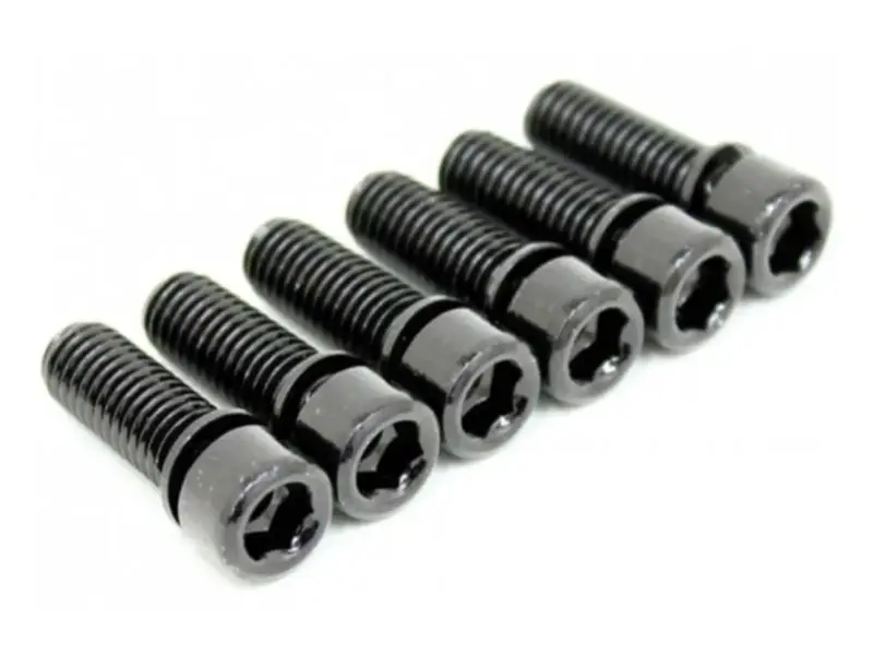 Pride Racing "Stem Screw Kit" BMX Race Vorbauschrauben - Stahl, Schwarz, M8