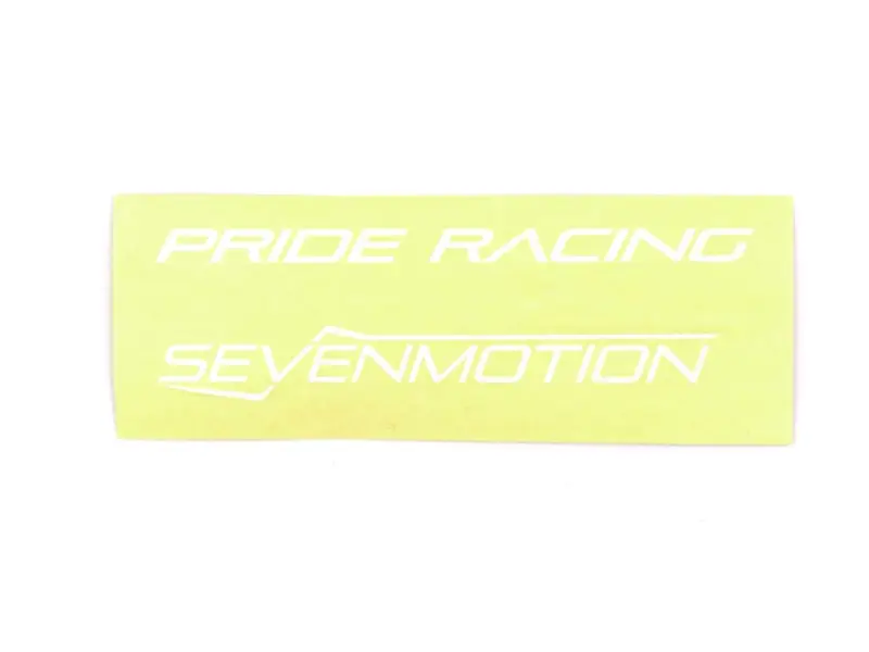 Pride Racing "Sticker Full Pack Sevenmotion" Stickerset - White
