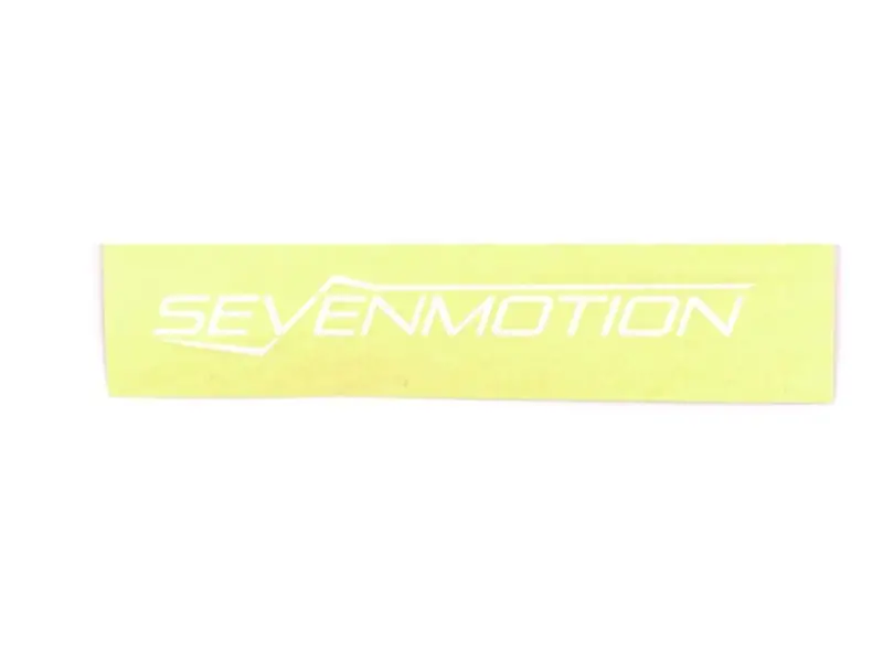 Pride Racing "Sticker Full Pack Sevenmotion" Stickerset - White 8"