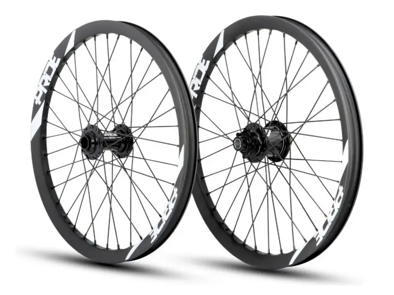 Pride Racing "Wave Carbon X Matrix" BMX Race Wheel Set - 20 Inch (406) - 20/15mm