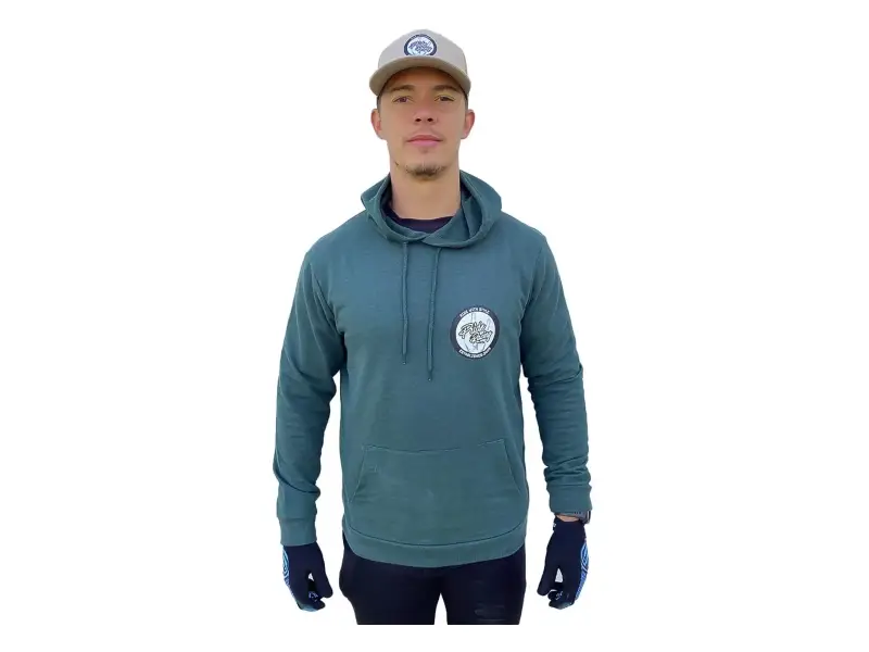 Pride Racing "Sweat Cool Patch" [Hooded] Pullover - Dark Green